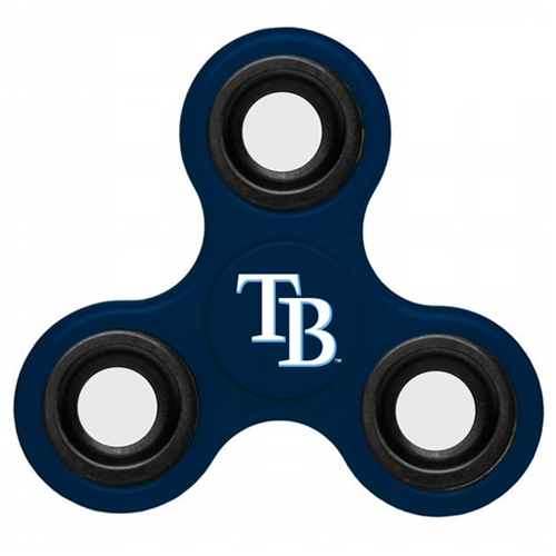 MLB Tampa Bay Rays 3 Way Fidget Spinner B38 - Navy
